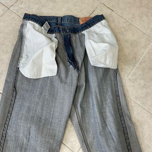 Levi's Men's 569 Loose Straight Jeans tag  34x34 actual 34x 31.5” - Picture 13 of 13